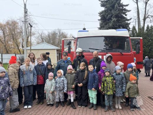 Юные прихожане Никольского храма в Солнечногорске узнали о правилах пожарной безопасности