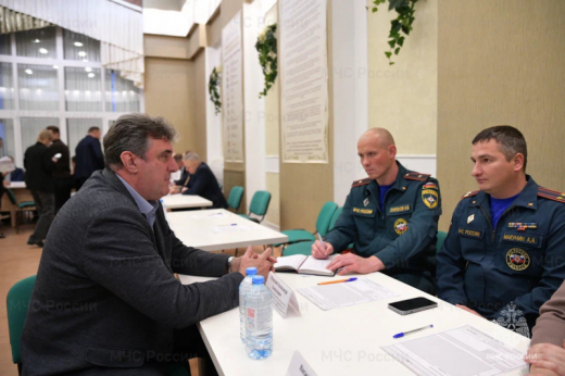 Сотрудники МЧС России встретились с представителями бизнес-сообщества Дмитрова