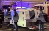 Машина скорой помощи перевернулась в центре Москвы после ДТП, есть пострадавшие