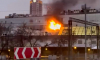 Сильный пожар вспыхнул утром 25 декабря в БЦ «Варшавская плаза» на юге Москвы