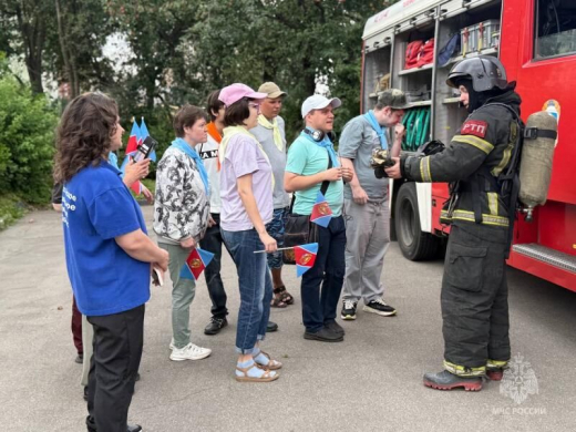 Юные жители Долгопрудного побывали в пожарной части