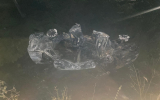 Машина с подростками перевернулась и сгорела под Воронежем: водитель сбежал
