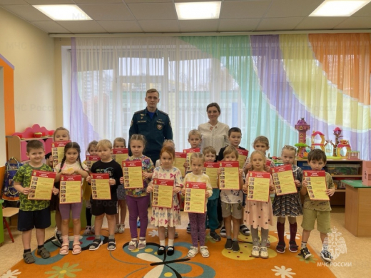 Огонь - не игрушка: в Видном инспекторы ГПН провели урок по пожарной безопасности