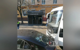 Центр Воронежа встал из-за двойного ДТП с автобусом и мусоровозом