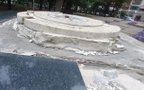 В Воронеже разрушились Солнечные часы в Петровском сквере