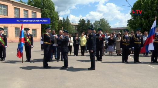 Нынешние и будущие воронежские пограничники приняли участие в международной акции «Эстафета Победы»