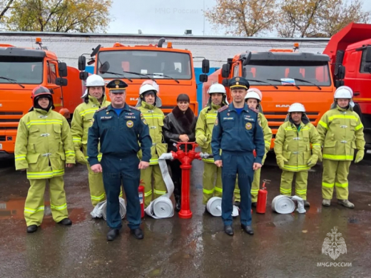 Безопасность под защитой: в МУП «Пушкинские коммунальные системы» сформирована добровольная пожарная команда