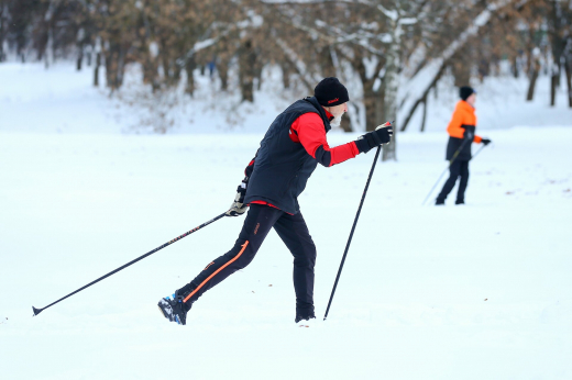 В парках Москвы зимой обустроили 80 лыжных трасс