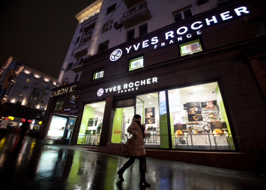 Магазин Yves Rocher в центре Москвы выставили на продажу