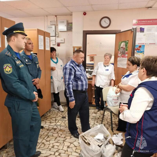 В Сергиево-Посадском городском округе прошла учебная эвакуация в поликлинике № 2