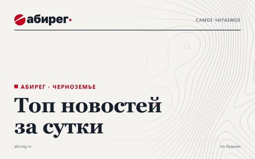 Топ самых читаемых новостей «Абирега» за 20 октября, вторник
