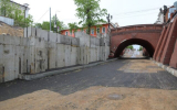 Завершился ремонт обрушившейся подпорной стены Каменного моста в Воронеже